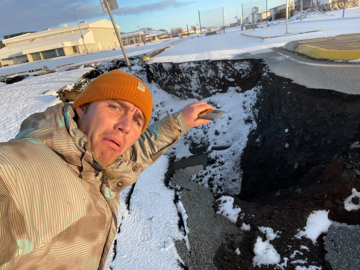 Magma-induced seismic activity tore vast chasms through the streets of Grindavik (Barney Davis)