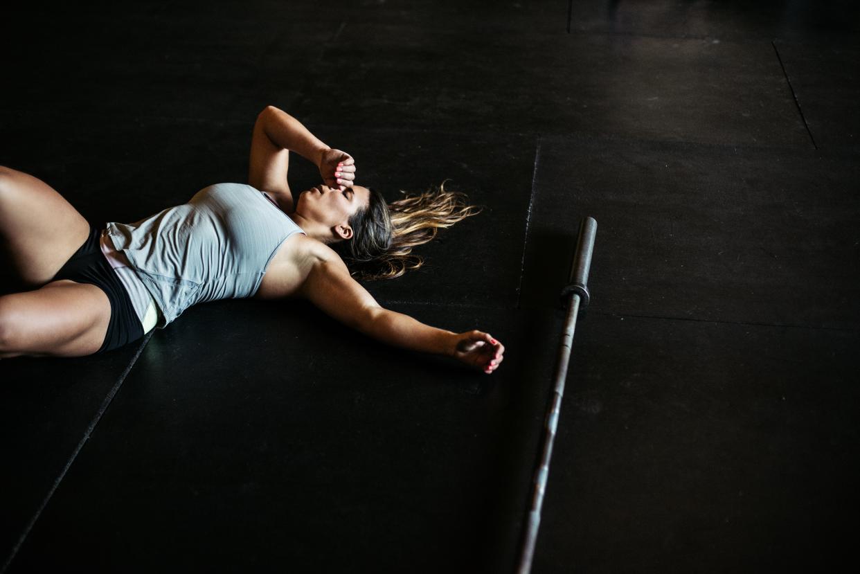 woman doing crossfit level 1 certification training