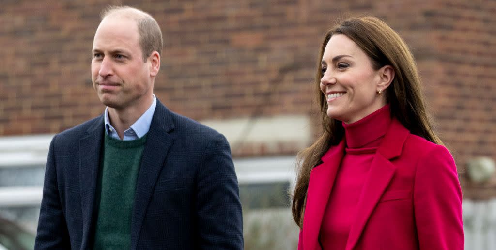 windsor, england january 26 catherine, princess of wales and prince william, prince of wales during a visit to windsor foodshare on january 26, 2023 in windsor, england the prince and princess of wales visited the charity to learn about their work providing food parcels to those who are struggling financially photo by mark cuthbertuk press via getty images