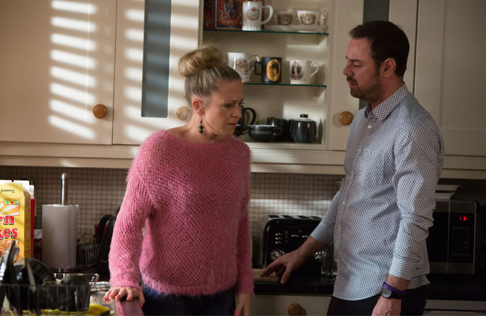 Kellie Bright has shed 'a lot of tears' over Danny Dyer's EastEnders exit credit:Bang Showbiz