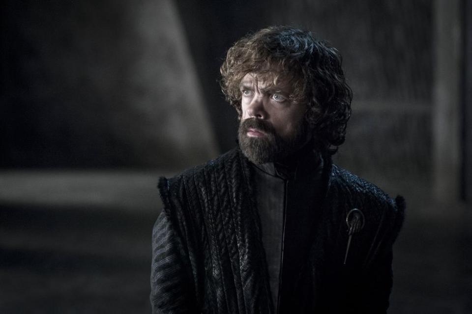 <p>Tyrion furows his brow. </p>