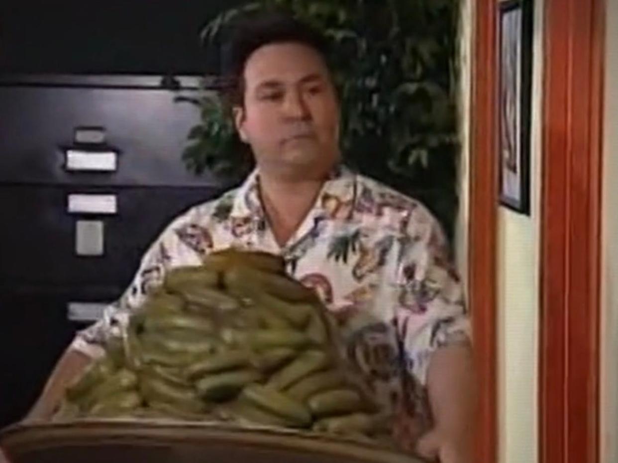 Brian Peck as Pickle Boy on "All That."