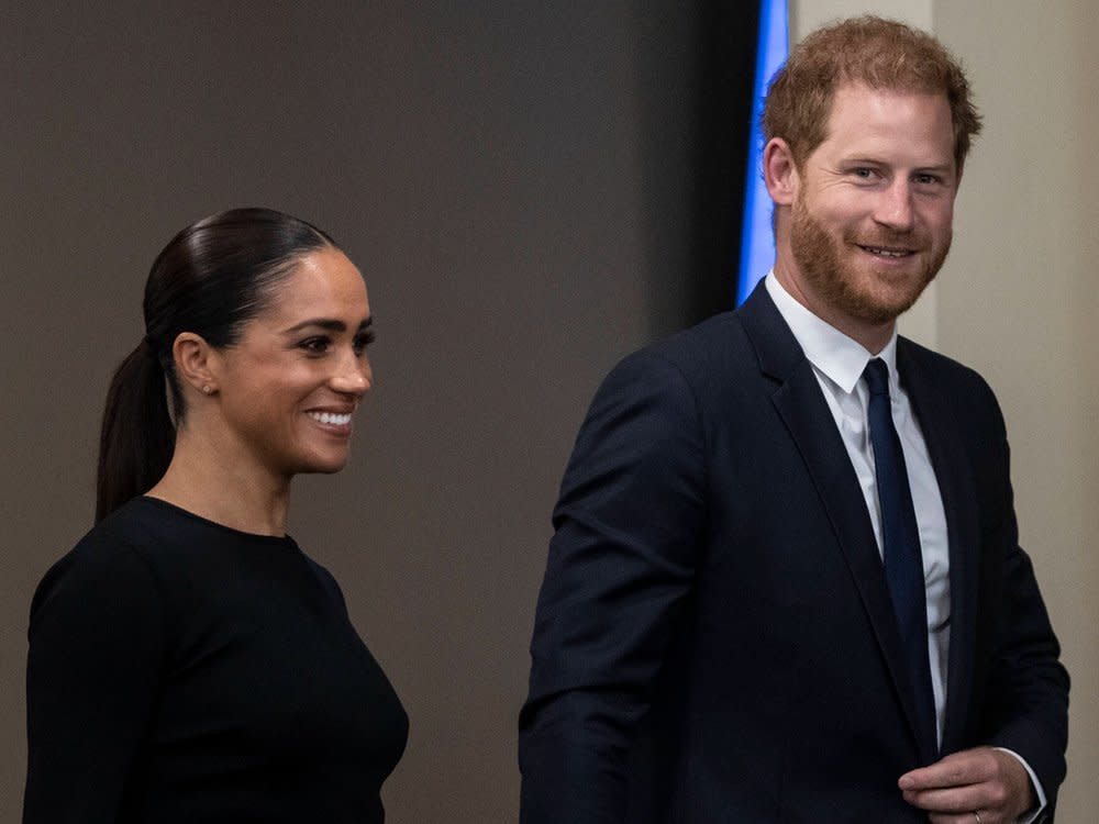 Prinz Harry und Herzogin Meghan sollen bald auf Netflix zu sehen sein. (Bild: imago/Pacific Press Agency)