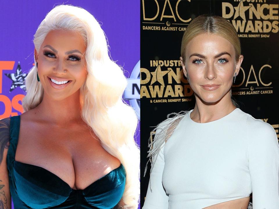 amber rose julianne hough