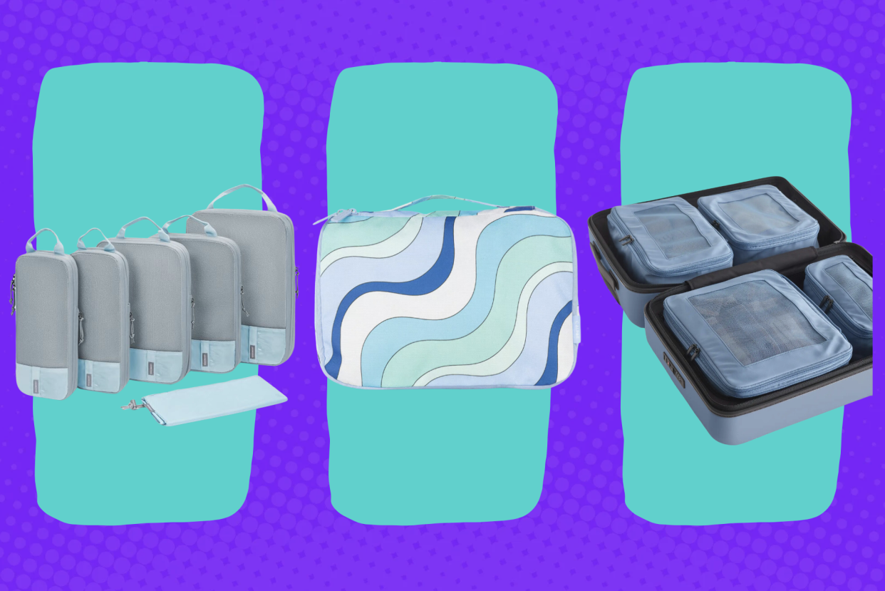 A good set of compression cubes transforms packing — and ensures you can bring everything you need. (Bagsmart, Calpak, Quince)