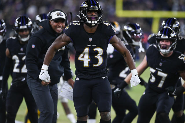 Baltimore Ravens - Those all black uniforms = 