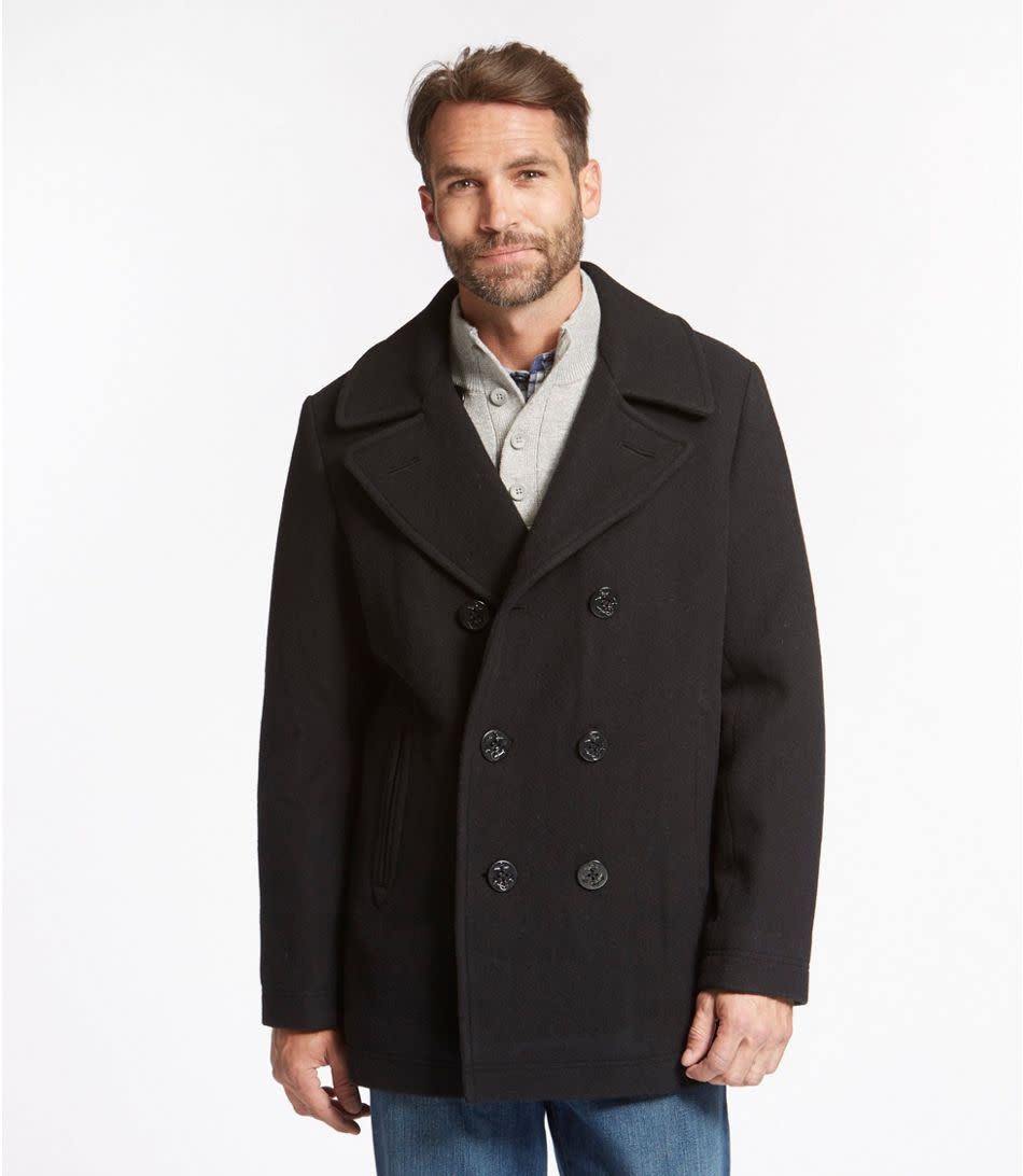 peacoat mens wool