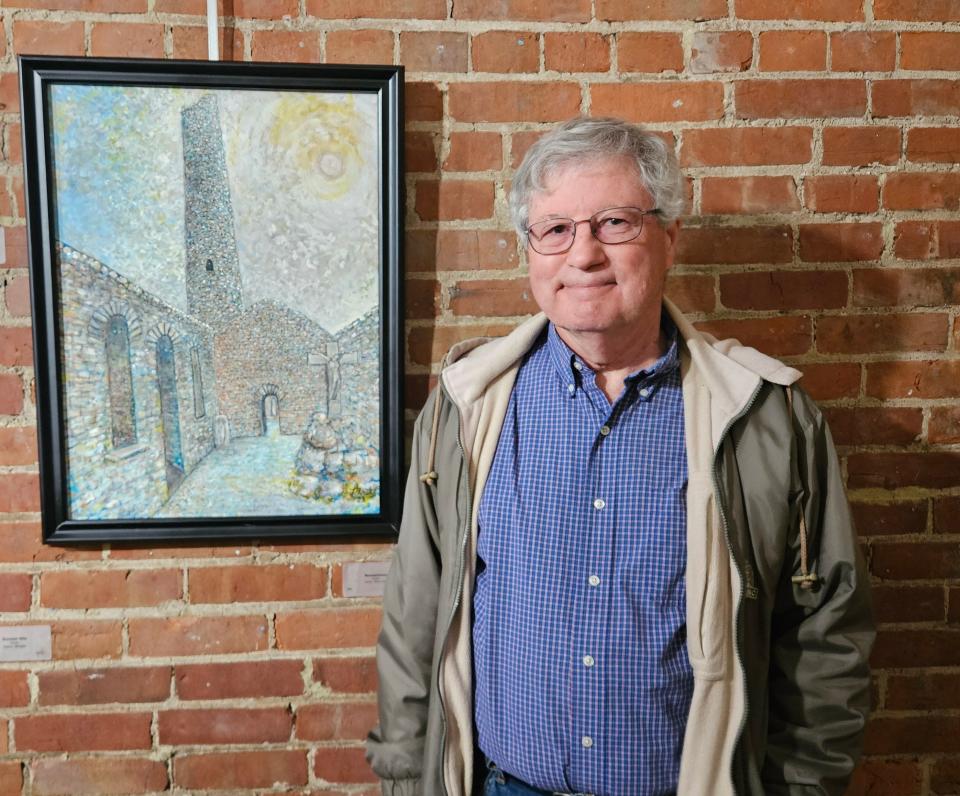 The Chillicothe Art League Spring Open show gives members, like Lanny Stout, a chance to display their work in the gallery.