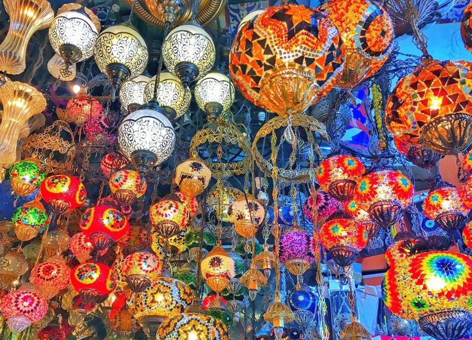 March city breaks: Colorful Lanterns For Sale In Market