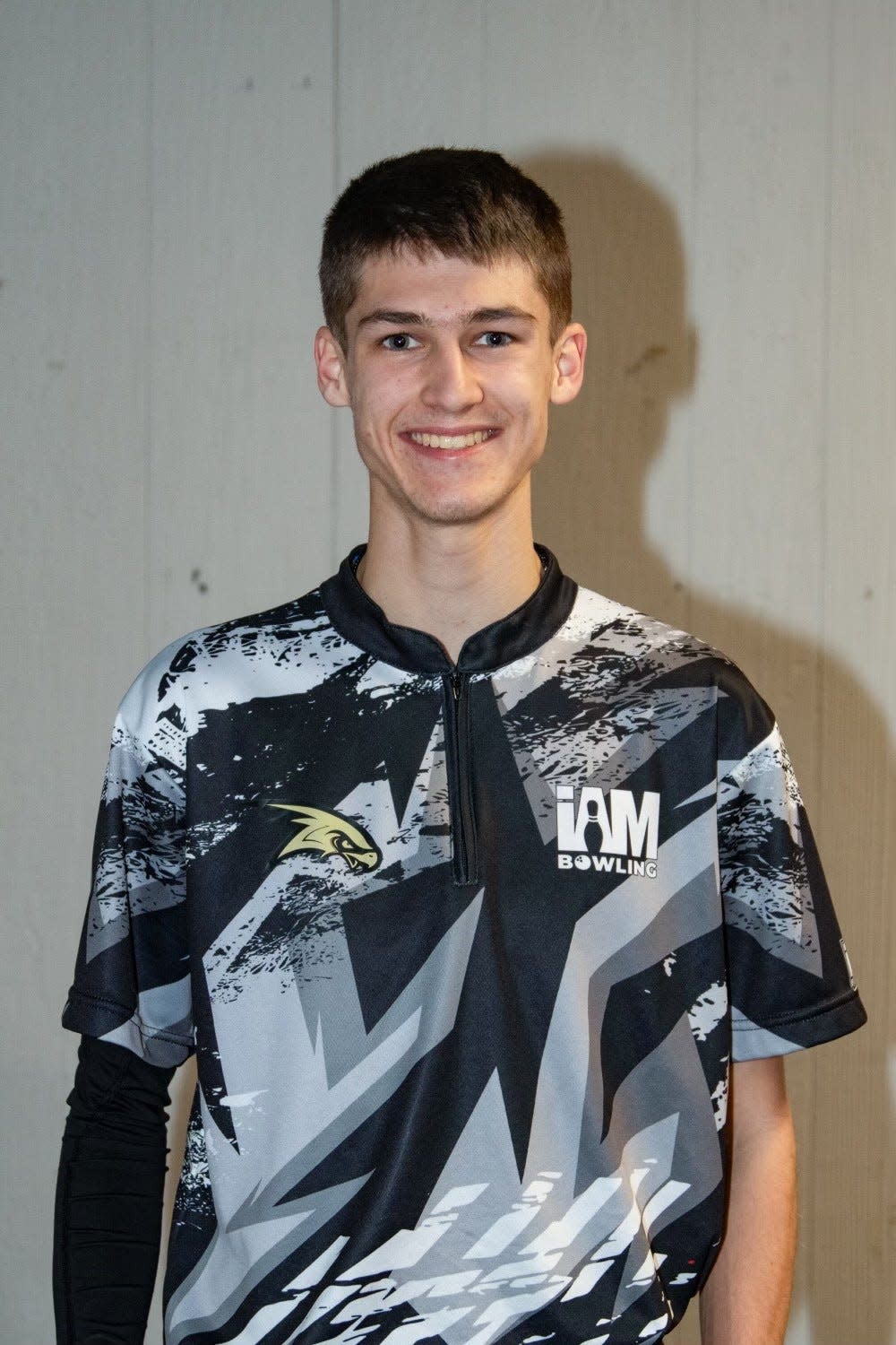 Camryn Stefanini of the Corning boys bowling team.