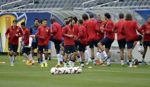 Ambos equipos reconocerán y entrenarán este lunes en la cancha Columbus Crew Stadium, el primer estadio que se construyó en Estados Unidos sólo para fútbol, en 1999, en los primeros pasos de la ya establecida liga local de la Major League Soccer (MLS). (AFP | Timothy Clary)