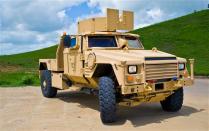Lockheed Martin says its JLTV has been designed to minimize weight -- allowing it to be hauled by helicopter -- while avoiding high-cost materials like titanium.