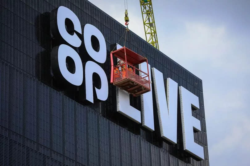 Workers are under pressure to get the Co-op Live complete -Credit:ASP