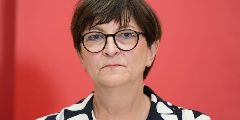 SPD-Bundesvorsitzende Saskia Esken.<span class="copyright">Sebastian Kahnert/dpa</span>