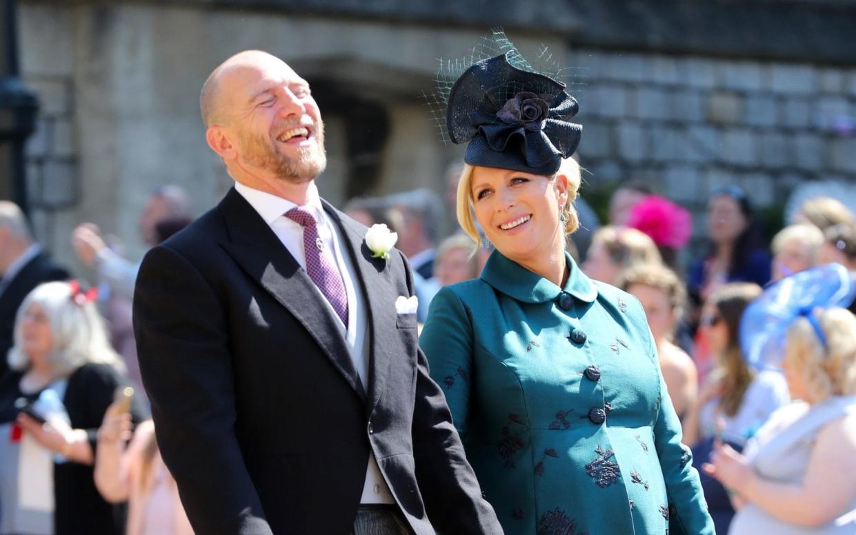 Mike and Zara Tindall - PA