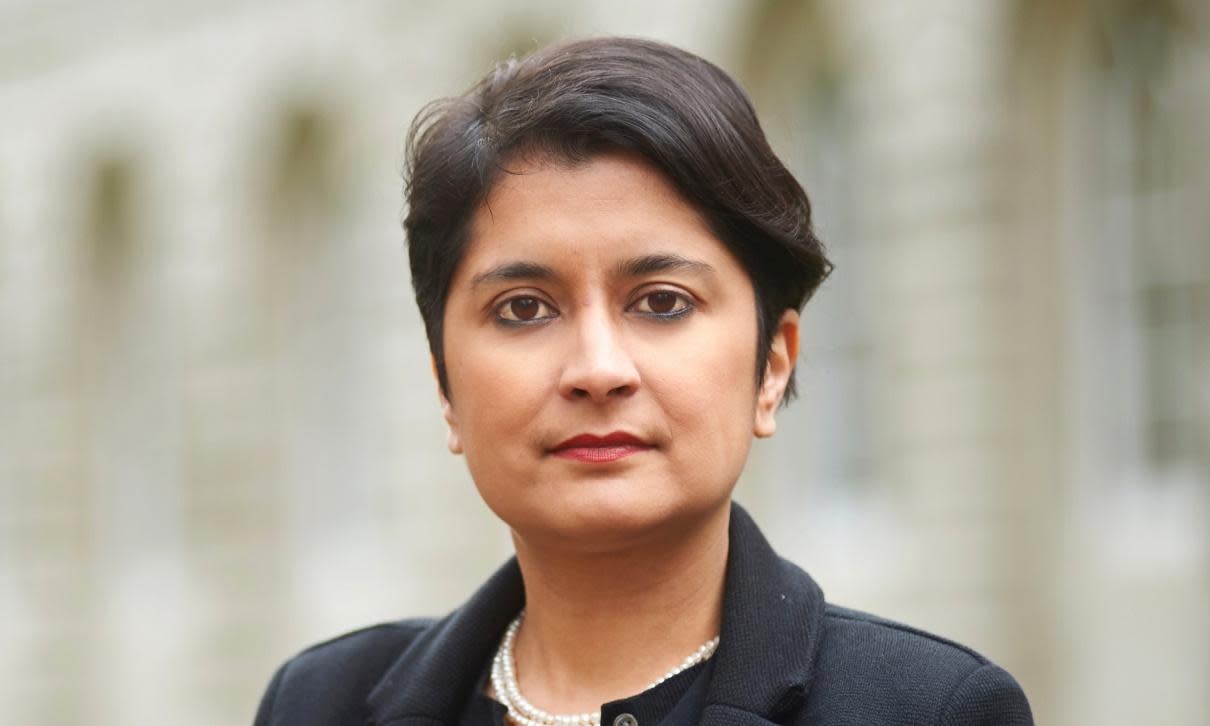 <span>Shami Chakrabarti: ‘We are fascinated by people who’ve been to the brink.’</span><span>Photograph: PR IMAGE</span>