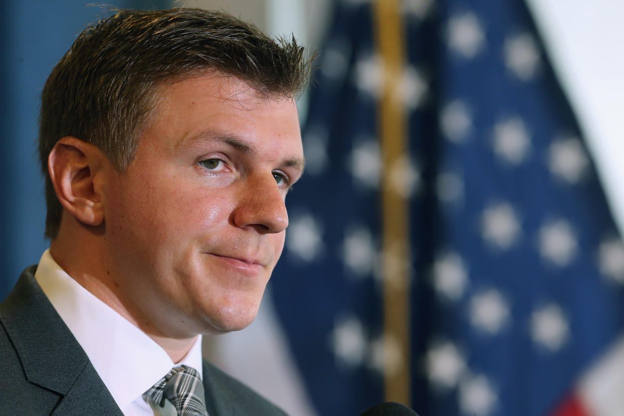 Conservative undercover journalist James O'Keefe's organization produced a video of a protest planning meeting that was shown in court Tuesday. (Photo: Chip Somodevilla via Getty Images)