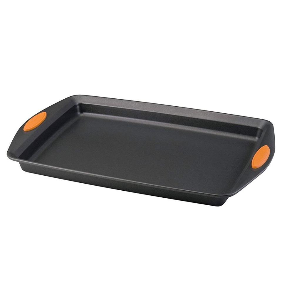 5) Rachael Ray Nonstick Baking Sheet with Grips