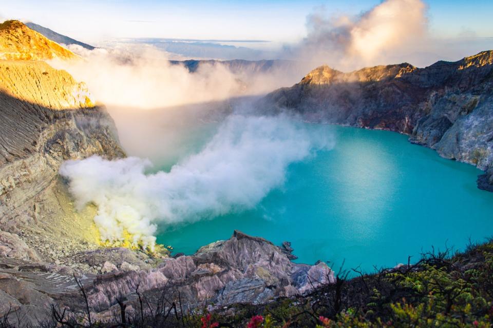 <strong>位在印尼東爪哇的「伊真火山」。（圖／Pixabay）</strong>