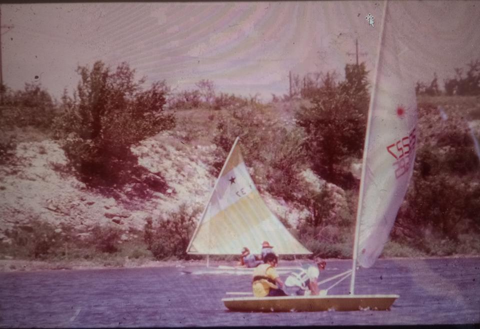 Lubbock citizens taking advantage of the recently completed Lake Number 1.