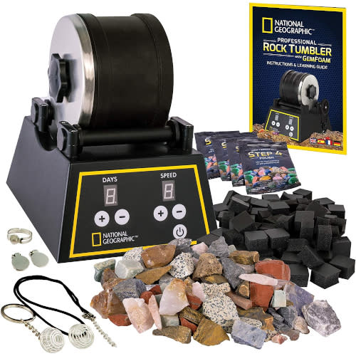 Save 15% on this National Geographic Rock Tumbler kit at