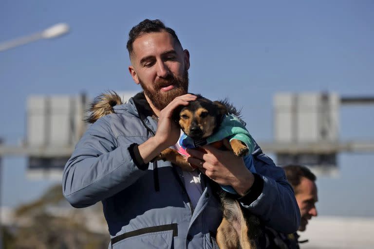 Coco, el perrito que estaba en cuarentena en Ezeiza se reencontró ci¿on su dueño