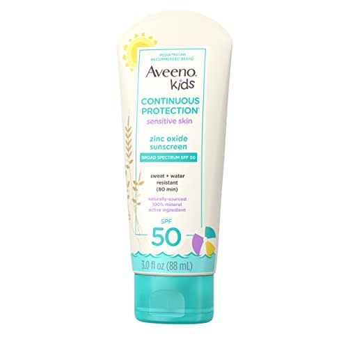 Aveeno Kids Continuous Protection Mineral Sunscreen (Amazon / Amazon)