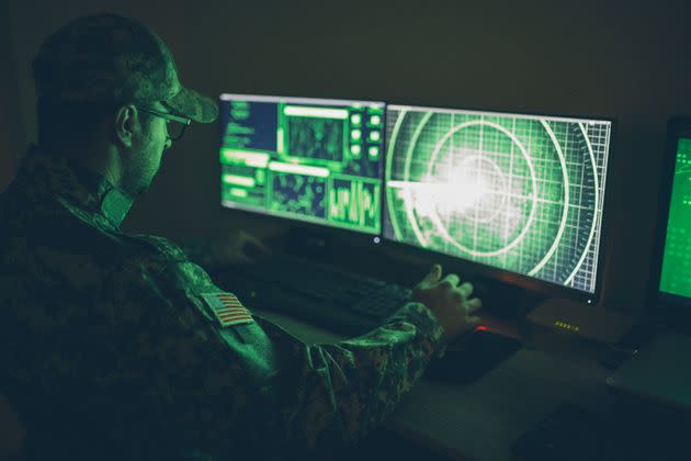 American soldier in headquarter control center (Photo: Milan_Jovic via Getty Images)