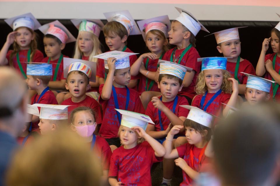 Washington County children graduate Safety Town at Heritage Elementary Friday, June 10, 2022. The summer program is designed to teach a variety of safety skills and life lessons to handle the dangers kids face today. 