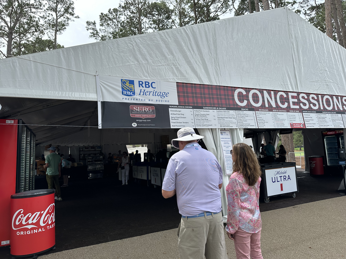 For 20 years, the Town of Hilton Head Island’s concession tent at RBC Heritage has been a short walk from the course’s main entrance. The prime location helps the town raise tens of thousands of dollars every year for local charities.