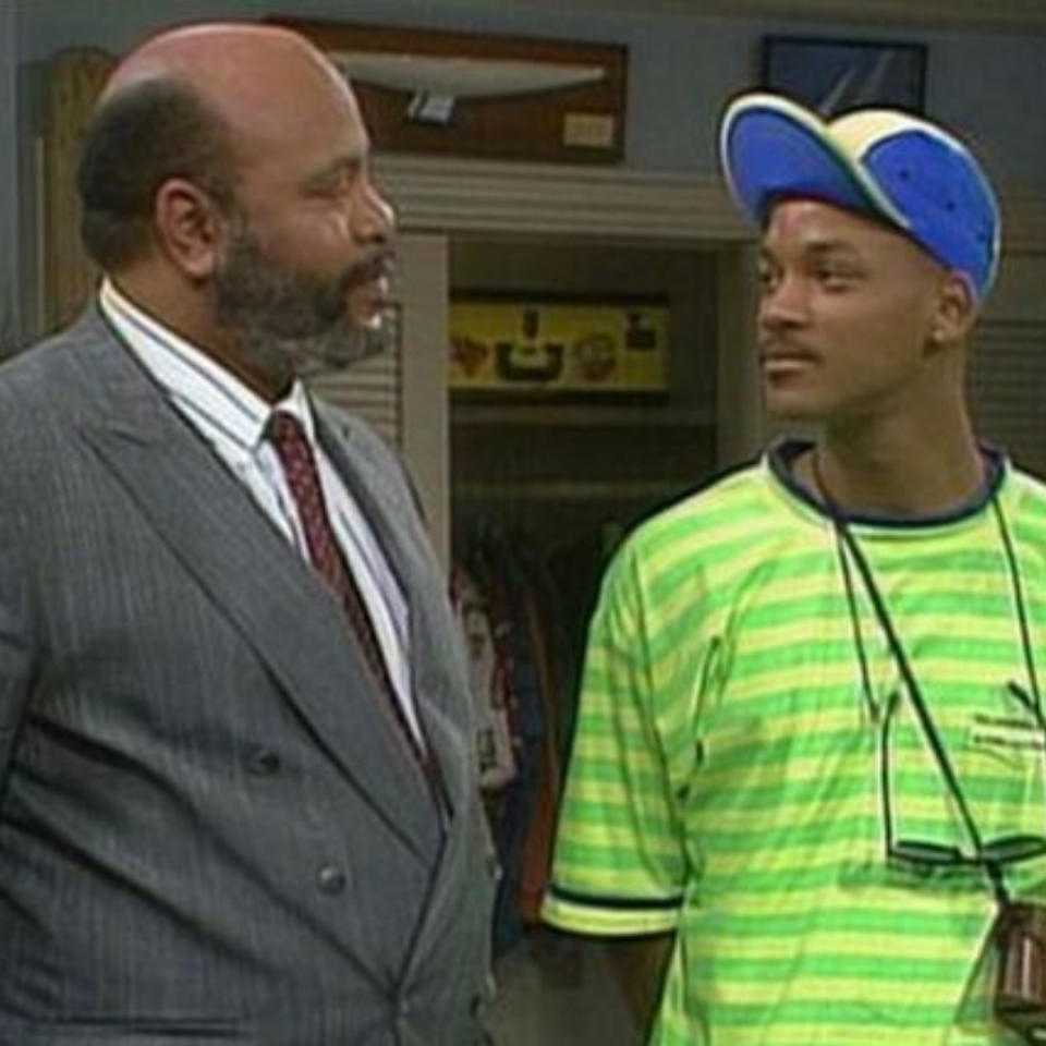 James Avery and Will Smith in "The Fresh Prince of Bel-Air"