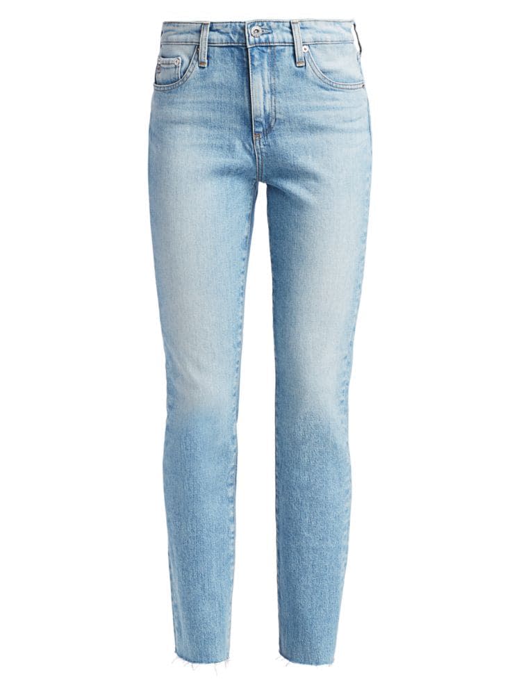 Mari High-Rise Slim Straight Jeans