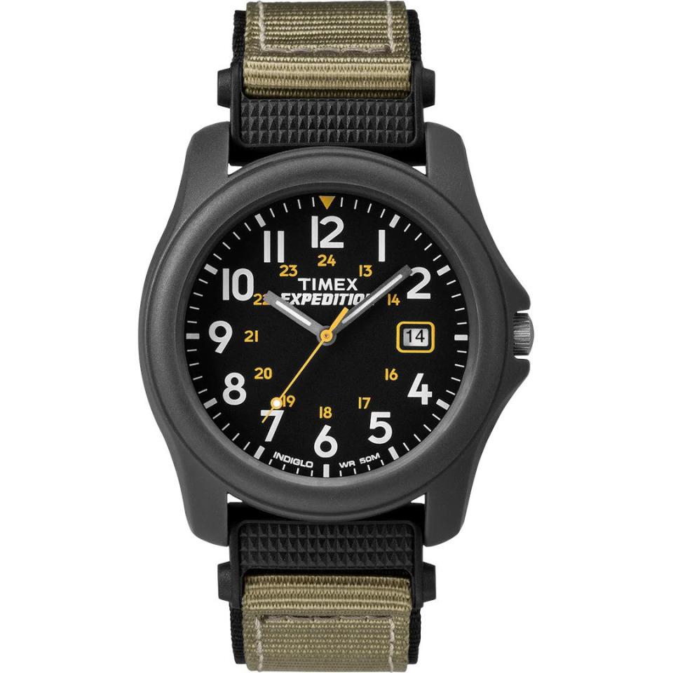 <p><a href="https://go.redirectingat.com?id=74968X1596630&url=https%3A%2F%2Ftimex.com%2Fproducts%2Fexpedition-camper-39mm-fabric-strap-watch-t42571&sref=https%3A%2F%2Fwww.menshealth.com%2Fstyle%2Fg44705621%2Fbest-timex-watches%2F" rel="nofollow noopener" target="_blank" data-ylk="slk:Shop Now;elm:context_link;itc:0;sec:content-canvas" class="link ">Shop Now</a></p><p>Expedition Camper 39mm Fabric Strap Watch</p><p>$50.00</p><p>timex.com</p>