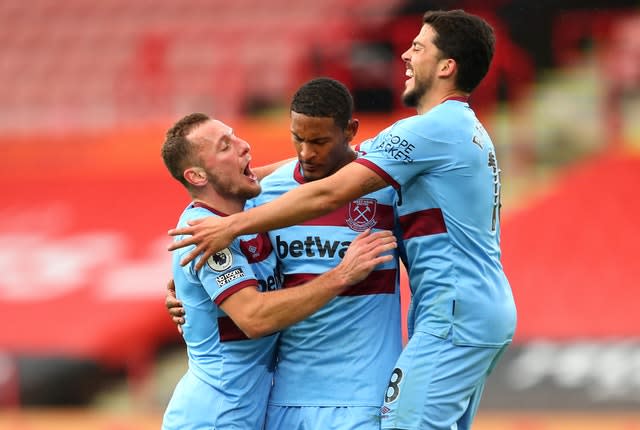 Sebastien Haller scored a rare Premier League goal to give West Ham victory at Bramall Lane