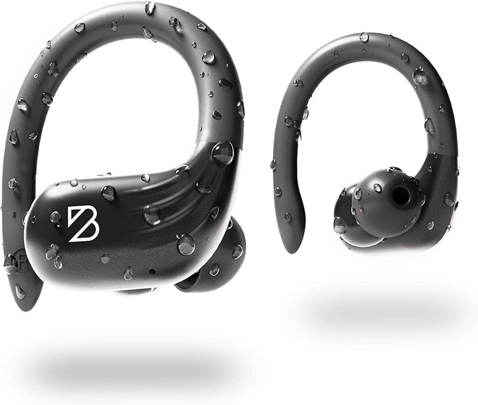 Runner 60 Waterproof Wireless Earbuds with Ear Hooks