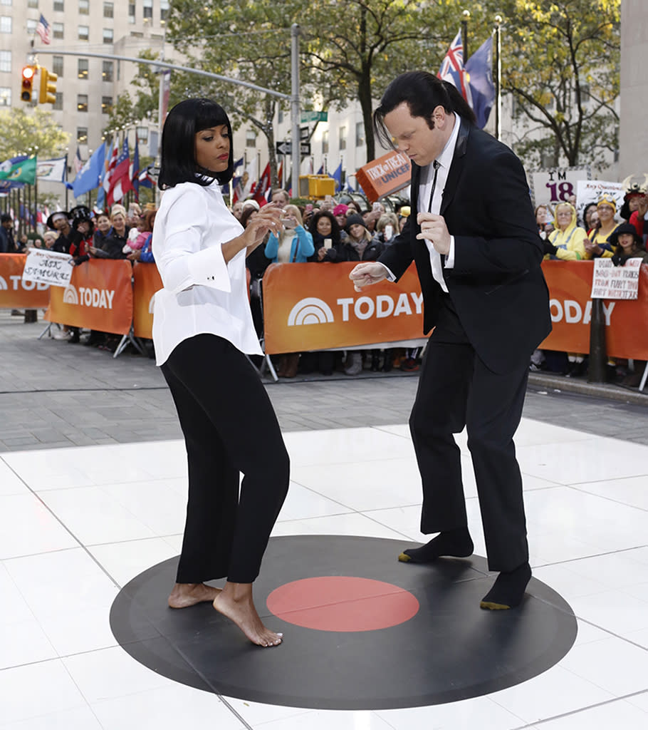 Tamron Hall and Willie Geist