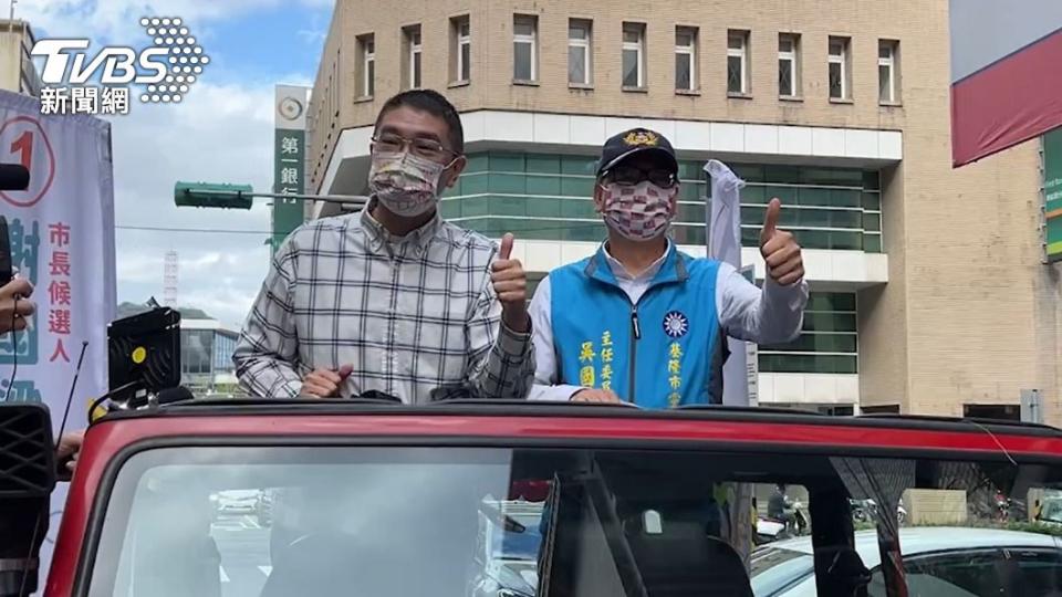 謝國樑昨日掃街謝票強調一定對兌現選前承諾。（圖／TVBS資料畫面）