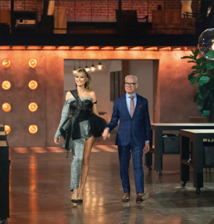 Heidi Klum, Tim Gunn - Credit: James Clark/Amazon Studios.