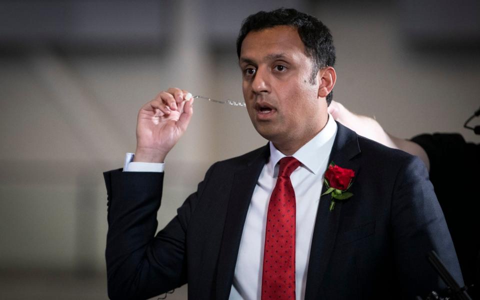 Scottish Labour leader Anas Sarwar at the count for the Scottish Parliamentary Elections at the Emirates Arena - Jane Barlow/PA Wire