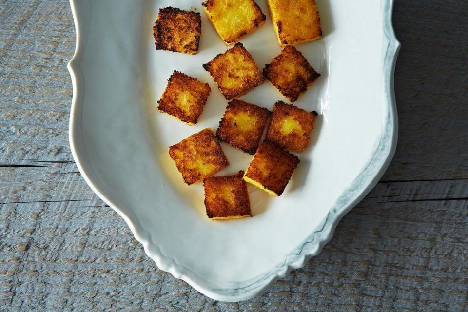 Broiled Polenta Cubes