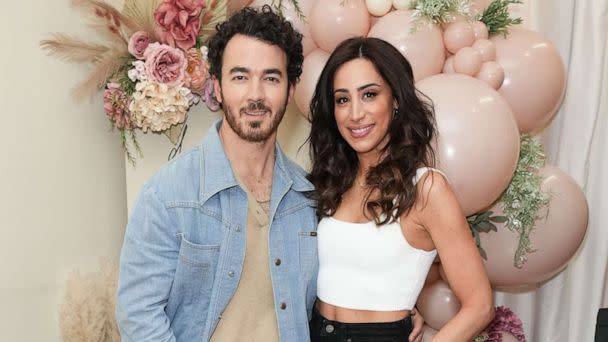 PHOTO: Kevin Jonas and Danielle Jonas attend Shop.Sip.Meet With Danielle Jonas at Sora Boutique on May 11, 2023 in New York City. (John Nacion/Getty Images)