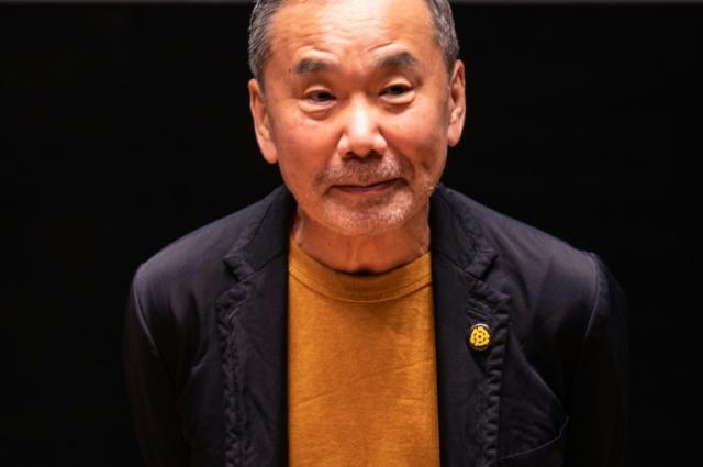 L'écrivain japonais Haruki Murakami à l'université Waseda à Tokyo, le 22 septembre 2021