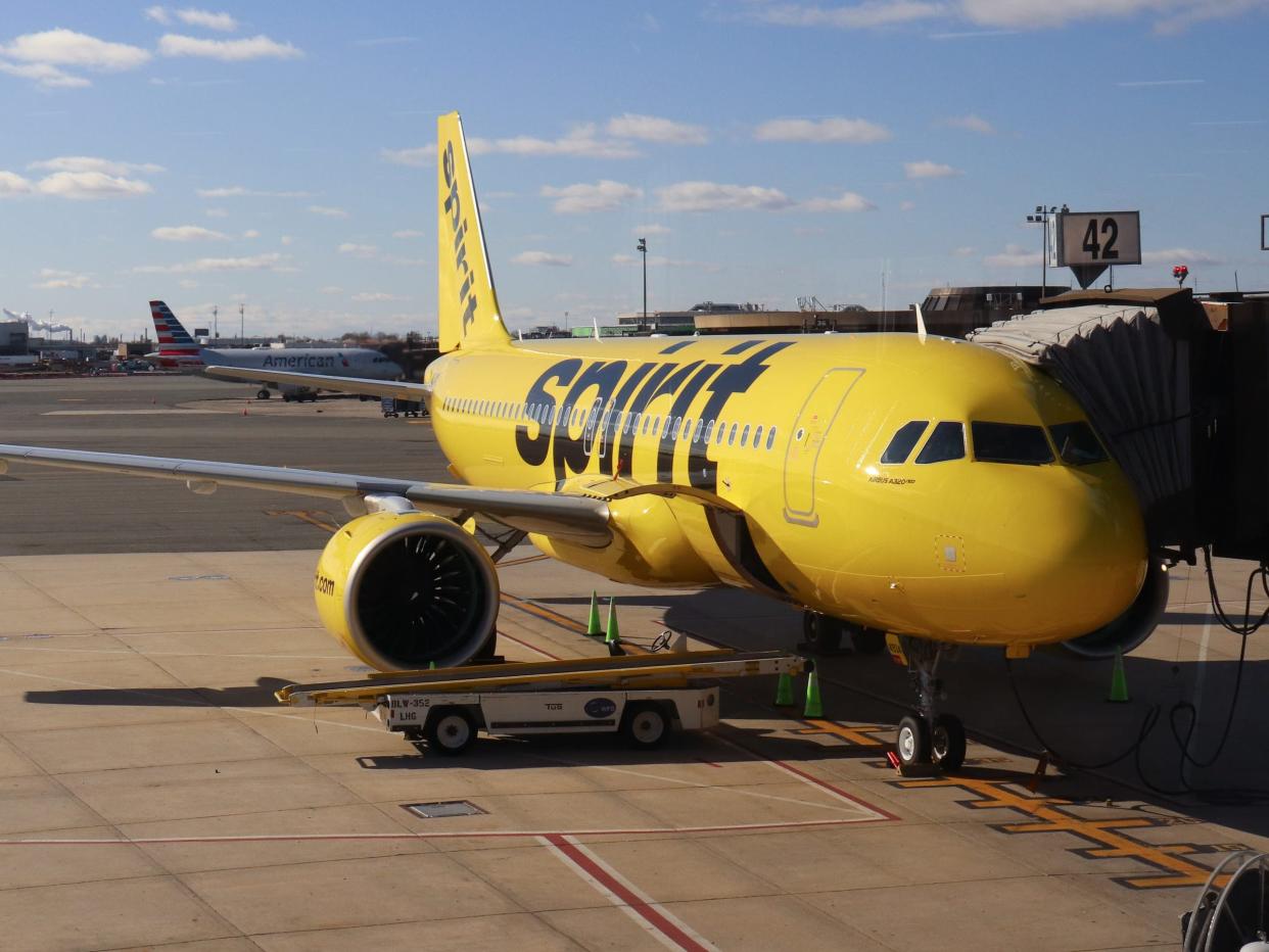 Spirit Airlines Airbus A320neo flight