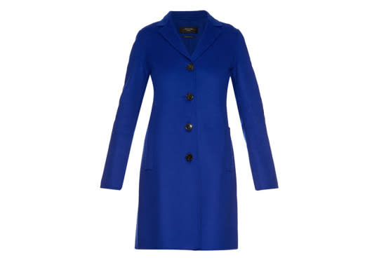 <p>Weekend Maxmara Alpaca coat, $765, <a href="http://www.matchesfashion.com/us/products/Weekend-Max-Mara-Alpaca-coat--1037373" rel="nofollow noopener" target="_blank" data-ylk="slk:matchesfashion;elm:context_link;itc:0;sec:content-canvas" class="link ">matchesfashion</a></p>