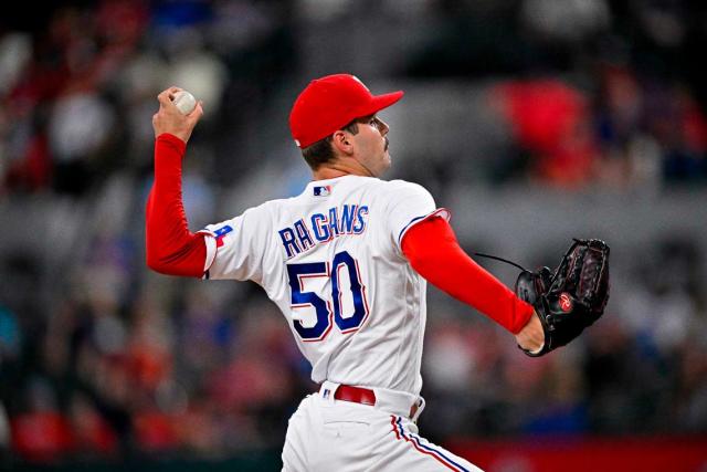 Aroldis Chapman Makes High-velocity Rangers Debut