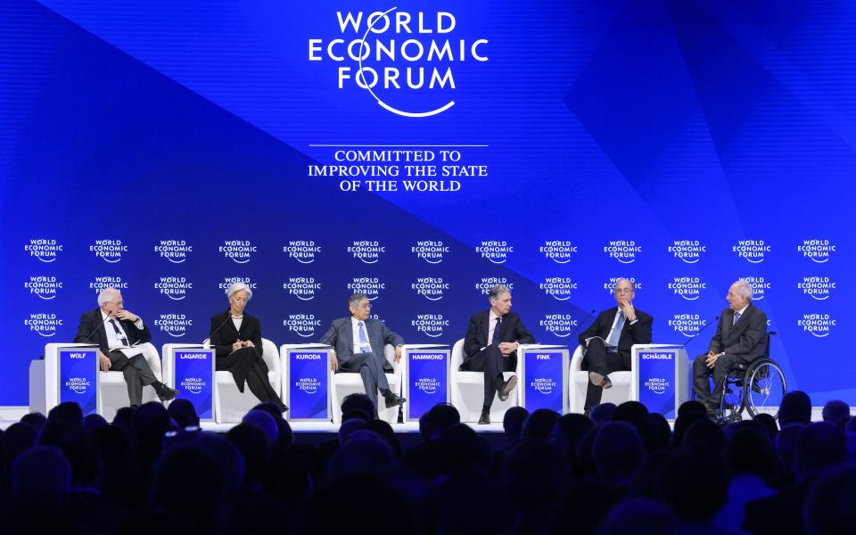 Global business and political leaders come together in Davos next week, with a mission to reform the global economy in the face of voter discontent - AFP or licensors