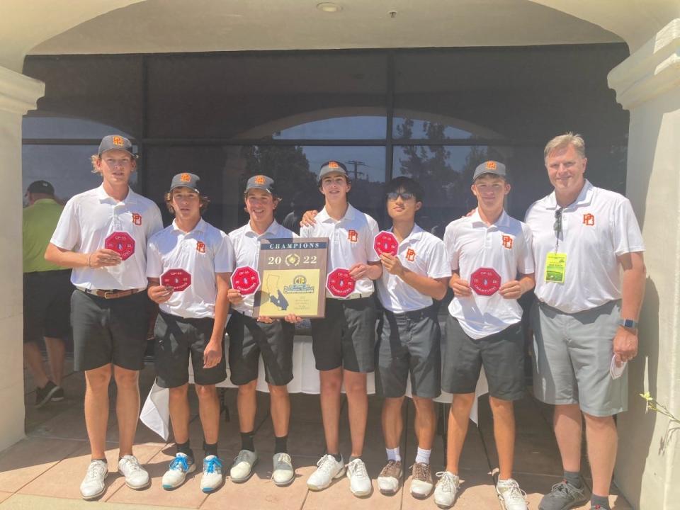 The Palm Desert High School boys golf team celebrated a Division 1 CIF-SS championship Monday, but had to forfeit that title Tuesday for violating a CIF-SS rule about organized activities on Sunday.