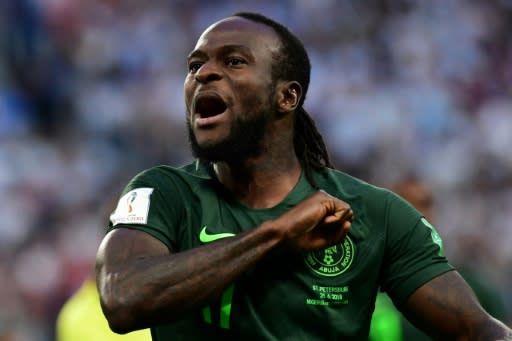 Victor Moses's penalty had Nigeria heading for the last 16 until Marcos Rojo's late winner