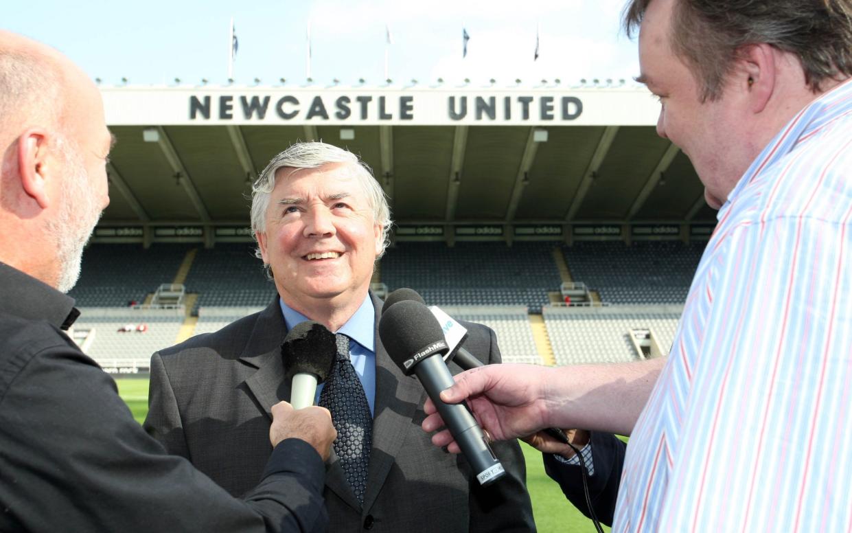 Kinnear being interviewed near the beginning of his Newcastle tenure: things rapidly went downhill