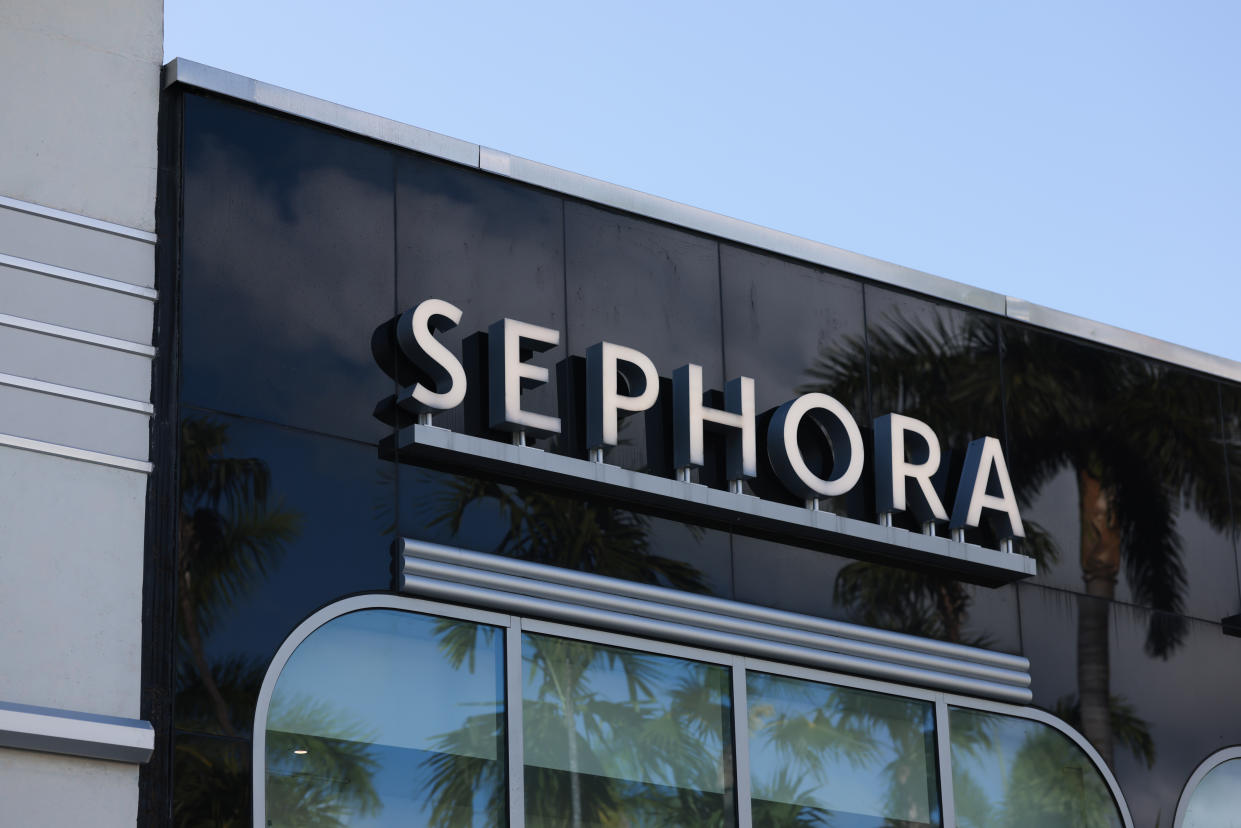 MIAMI, FLORIDA - NOVEMBER 30: The exterior of a Sephora store photographed on November 30, 2022 in Miami, Florida. (Photo by Jeremy Moeller/Getty Images)